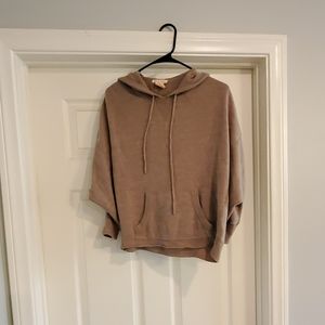 3/4 sleeve beige sweater